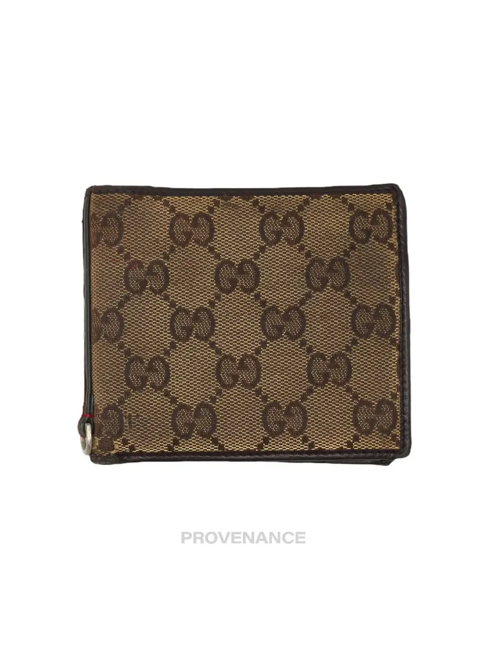 🔴 Gucci Bifold Wallet - GG Canvas